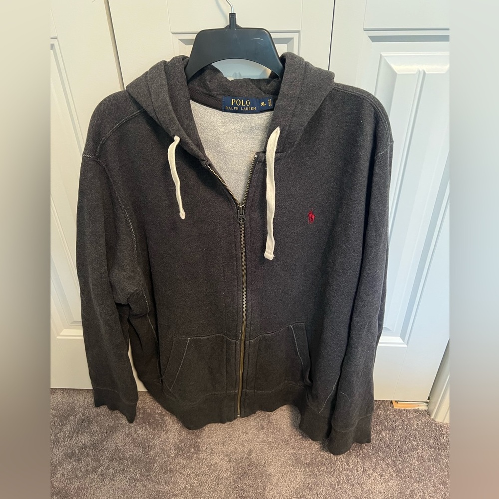 Mens Polo Ralph Lauren Zip Up Hoodie XL